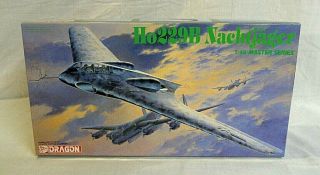 1993 Dragon German Ho229b Nachtjager Jet Plane 1/48 Model With Upscale Parts