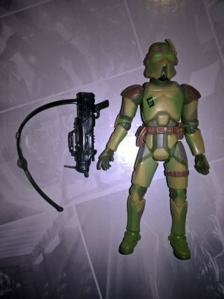 STAR WARS TAC TARGET EXCLUSIVE AT - RT ASSAULT SQUAD DRIVER & CLONE COMMANDER FIGS 2