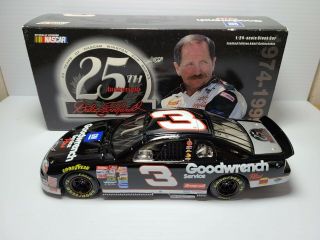 1999 Dale Earnhardt Sr 3 Gm Goodwrench 25th Anniversary 1:24 Nascar Action Mib
