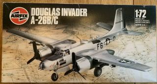 Airfix Douglas Invader - A - 26b/c - 1/72 Scale - Vintage 1987 Kit