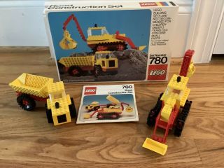 1975 Vintage Lego Road Construction Set 780.  100 Complete W/instructions