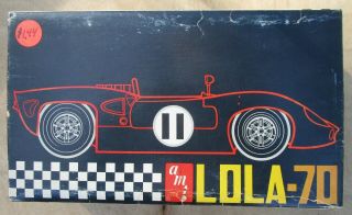 Vintage 1/24 Amt Lola T70 Parts & Box