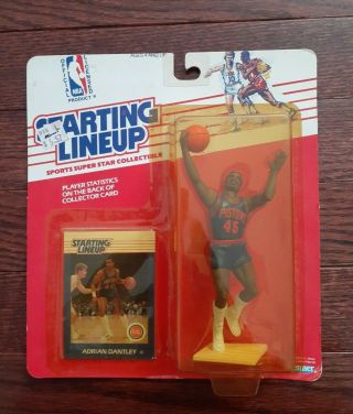 Adrian Dantley Detroit Pistons 1988 Nba Starting Lineup Basketball Figure