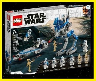 Lego Disney Star Wars 501st Legion Clone Troopers (75280) Factory In Hand