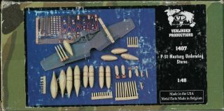 1/48 Verlinden P - 51 Mustang Underwing Stores Resin & Photo - Etch Components