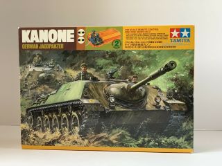 Tamiya 1:48 Motorized Kanone Ww2 German Jagdpanzer Kit - Box Cool Toy