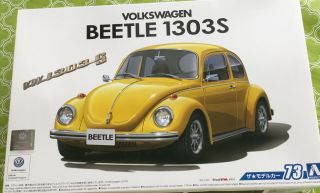 Aoshima Vw Volkswagen Beetle 1303s Model Kit 1/24