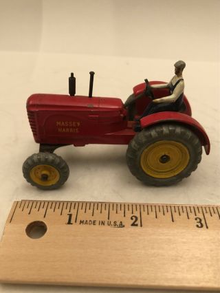 Vintage Dinky Classic Massey - Harris Tractor With Driver (27a & 300) No Box