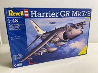 Revell 1:48 Scale Harrier Gr Mk 7/9 Model Airplane Kit 04581