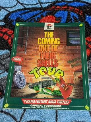 Teenage Mutant Ninja Turtles Coming Out Of Their Shells Tour Guide Tmnt Neca