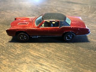 1967 Hot Wheels Redline Hk Red Custom Eldorado W/grey Interior