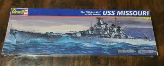 2004 Revell Model The Mighty Mo Uss Missouri Wwii 1:535 Scale Battleship