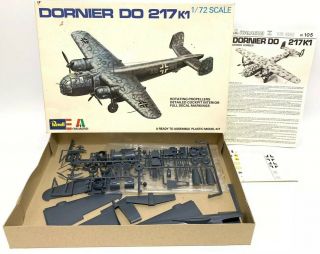 Italaereii Dornier Do 217 N.  105 1/72 Model Kit German Bomber Airplane Italy K1