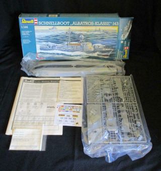 Vintage 1995 Revell Schnellboot " Albatros - Klasse " 143 Model 05041 Sib