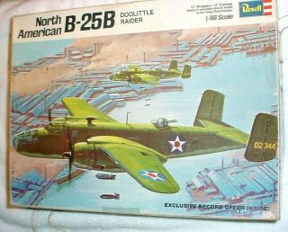1/48 Revell H - 285 B - 25b Doolittle Raider 1968 Kit Builders Special Part Painted