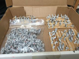 15mm Marlburian Army Flat Coated And Ready For Final Painting Over 200 Figs