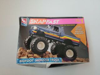 Snapfast Bigfoot Monster Truck 1/32 Model.  - Partially Built