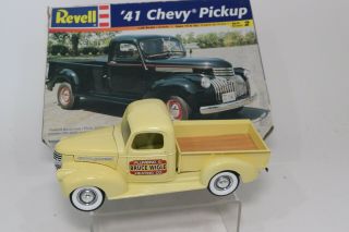 Revell 1941 41 Chevy Pickup Truck 1:25 Model Kit Painted Prtl Built Needs Finish