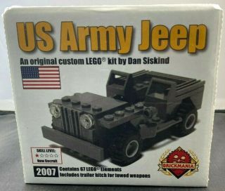 Brickmania Retired Lego Set - Us Army Jeep,