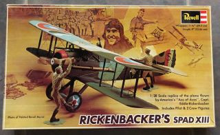 Revell Eddie Rickenbacker’s 1/28 Scale Ww I Spad Xiii Airplane Model Kit H - 235
