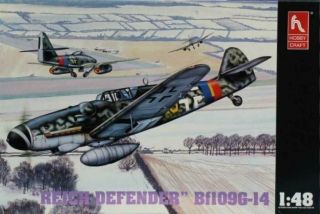 Hobby Craft 1:48 Reich Defender Bf - 109 G - 14 Plastic Aircraft Model Kit Hc1544u