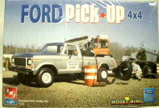 Amt Model King Ford Pick - Up 4x4 Plastic Model Kit 1:25 Scale