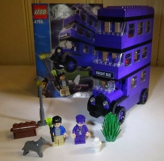 Lego Harry Potter 4755 Knight Bus W/ Instructions,  Minifigs Complete