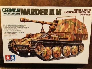 1/35 Tamiya Marder Iii M German Tank Destroyer Kit No 35255