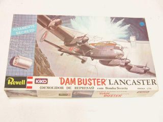 1/72 Revell Monogram Kiko Lancaster Dam Buster Raf Bomber Plastic Model Kit H202