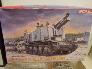 1/35 Dragon Dml Grille Ausf.  H Sd.  Kfz 138/1 W/sp Gun Crew Open Box Complete