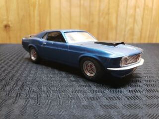 Vintage Monogram 1970 Ford Mustang Boss 302 Muscle Car 4 Speed Fastback Old