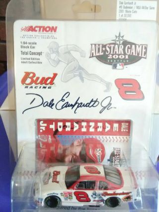 2001 Action 1:64 Dale Earnhardt Jr.  8 " Budweiser / Mlb Allstar Game Seattle "
