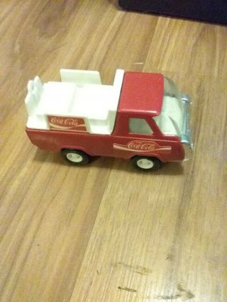 Vintage Buddy L Japan Coca - Cola Delivery Truck Small Pressed Tin And Plastic