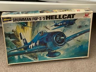 Hasegawa 1/32 Grumman F6f - 3/5 Hellcat,  Classic Kit.
