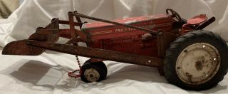 Vintage Tru Scale Tractor W/loader 1/16 Great Project