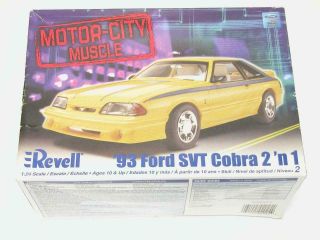 1/24 Revell Monogram 1993 Ford Mustang Svt Cobra 2n1 Plastic Model Kit 2025