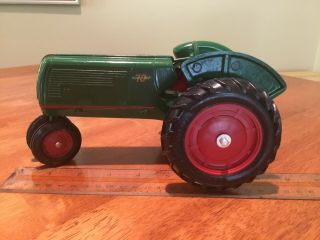 Vintage Oliver 1:16 Scale Row Crop Model 70 Die Cast Metal Toy Farm Tractor