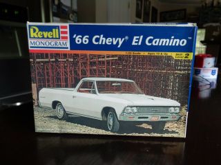 1966 Chevy El Camino 1/25 Revell Monogram 1998 Open Box Inside