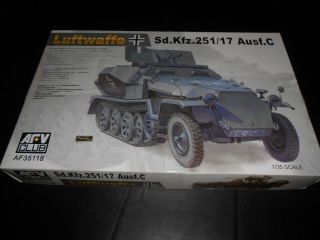 Afv Club 35118,  1/35 Sd.  Kfz.  251/17 Ausf.  C Plastic Model Kit