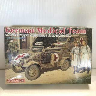 Dragon German Medical Team Kubelwagon Ambulance Conversion Kit Wwii 1/35 6137