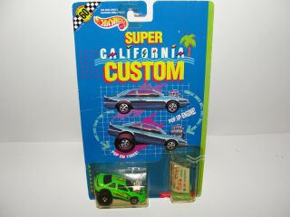 Hot Wheels Race Ace California Custom With Stickers And Ramp