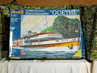 Revell Paddle Steamer Rheindampfer Goethe 1:160 Partially Built (m - 535)