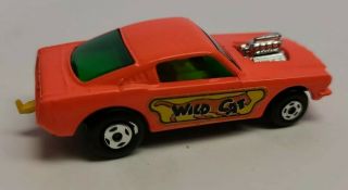Matchbox No.  8 - B Wild Cat Dragster Orange Mustang - No Box