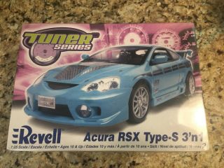 Revell Acura Rsx Type S 3 In 1 Tuner Series 1/25 Scale Model Car Kit