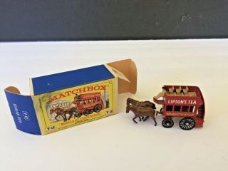 Matchbox Lesney Models Of Yesteryear No.  Y - 12 Horse Bus & Box