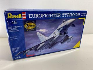 Revell 1:48 Scale Eurofighter Typhoon Single Seater Model Jet Kit 04568