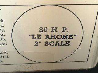 Williams Bros.  Inc.  Le Rhone Rotary Engine Kit 2