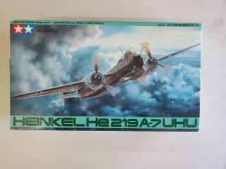 1/48 Tamiya Aircraft Model Kit Heinkel He 219 A - 7 Uhu