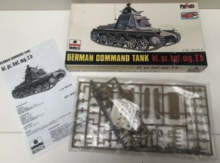 Maquette German Command Tank Kit Au 1:72° - Esci Polistil 8041 - Neuf