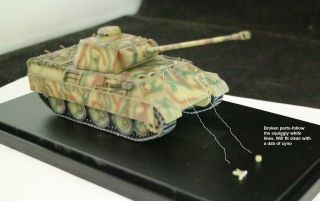 Dragon 60684d 1/72 Wwii Panther Ausf.  D Late Production 1/pz.  Rgt.  24france -